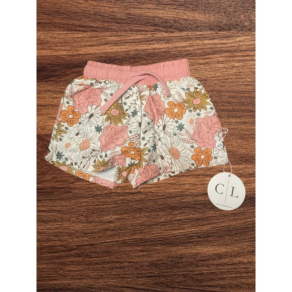 Caden Lane Floral Swim Trunks